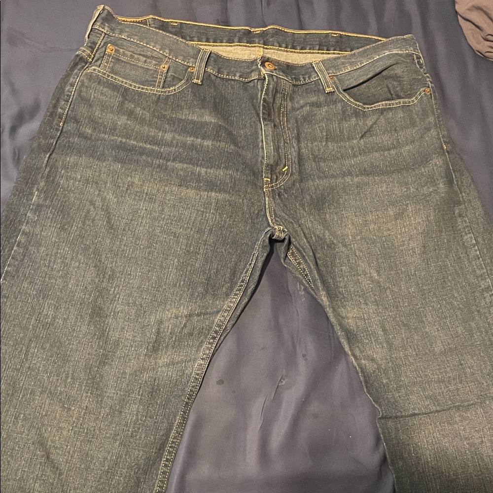 Men's Relaxed Fit Blue Jeans